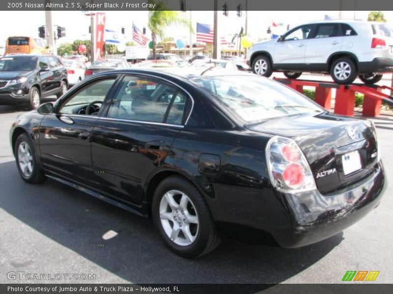 Super Black / Frost Gray 2005 Nissan Altima 2.5 S
