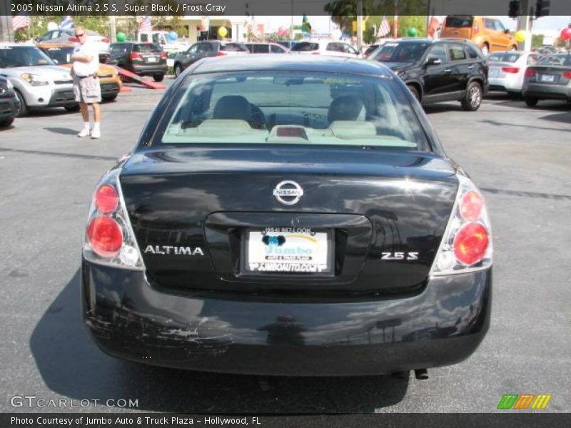 Super Black / Frost Gray 2005 Nissan Altima 2.5 S
