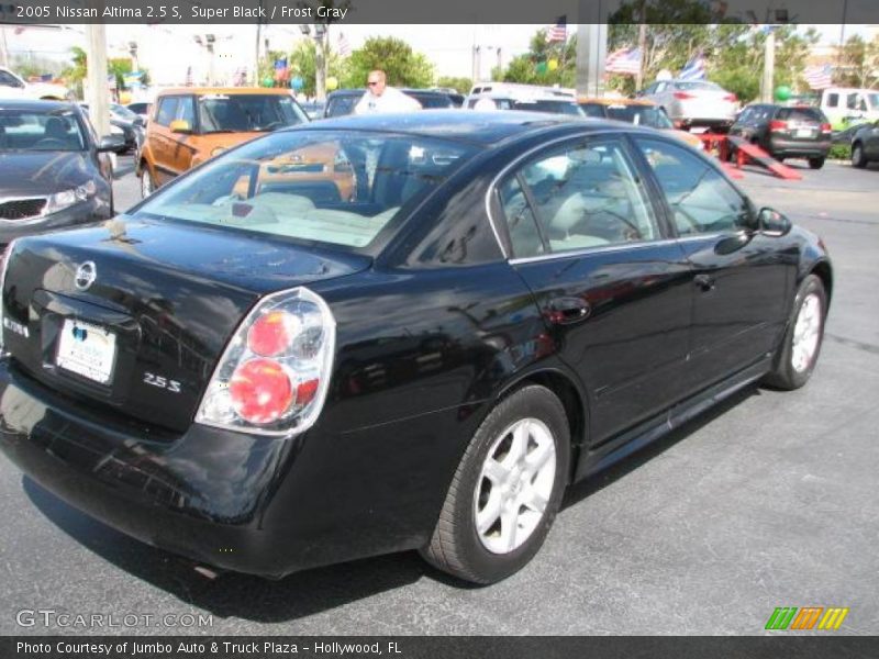 Super Black / Frost Gray 2005 Nissan Altima 2.5 S