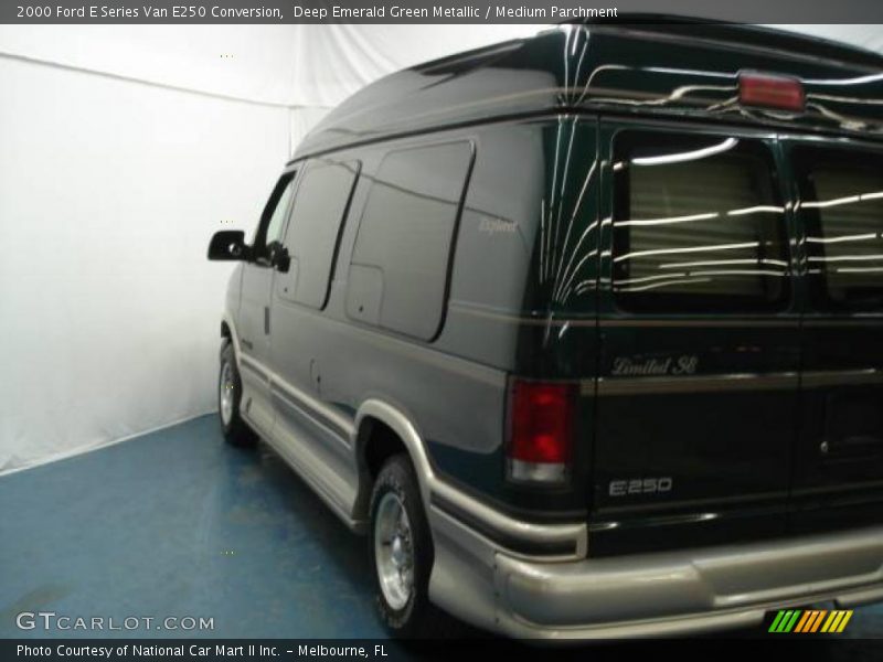 Deep Emerald Green Metallic / Medium Parchment 2000 Ford E Series Van E250 Conversion