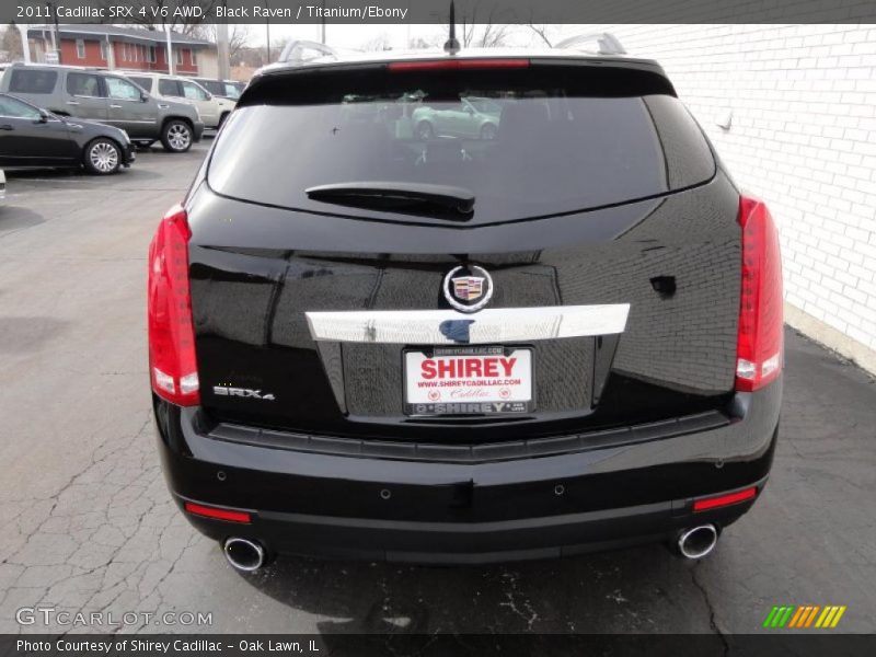 Black Raven / Titanium/Ebony 2011 Cadillac SRX 4 V6 AWD