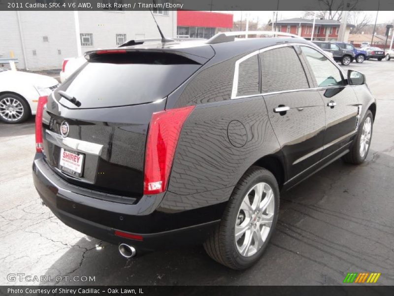 Black Raven / Titanium/Ebony 2011 Cadillac SRX 4 V6 AWD