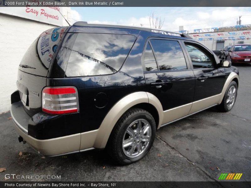 Dark Ink Blue Metallic / Camel 2008 Ford Taurus X Eddie Bauer