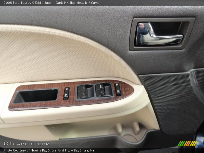 Dark Ink Blue Metallic / Camel 2008 Ford Taurus X Eddie Bauer