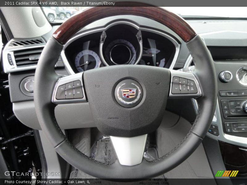 Black Raven / Titanium/Ebony 2011 Cadillac SRX 4 V6 AWD