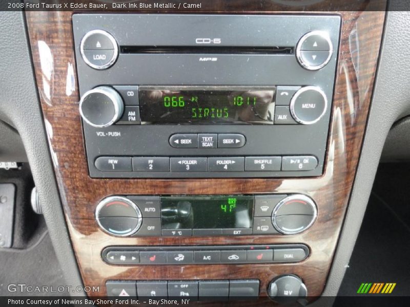 Controls of 2008 Taurus X Eddie Bauer