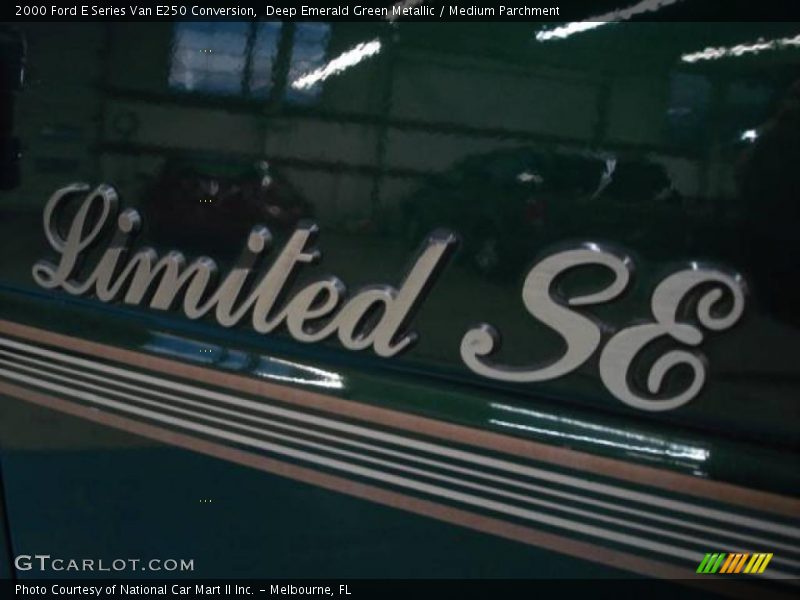 Deep Emerald Green Metallic / Medium Parchment 2000 Ford E Series Van E250 Conversion