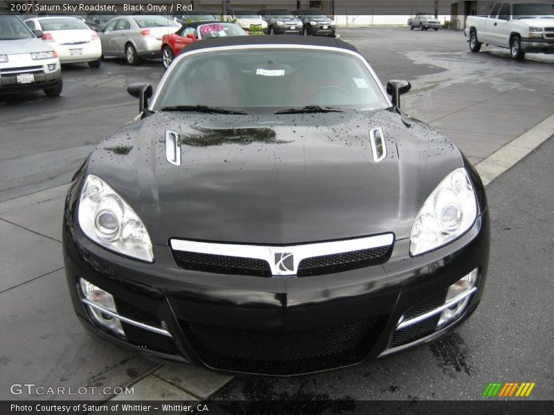 Black Onyx / Red 2007 Saturn Sky Roadster