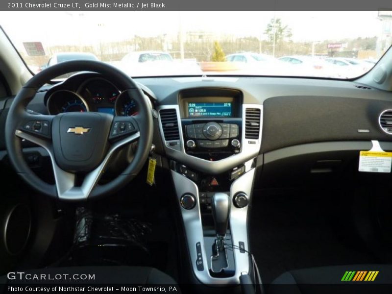 Gold Mist Metallic / Jet Black 2011 Chevrolet Cruze LT