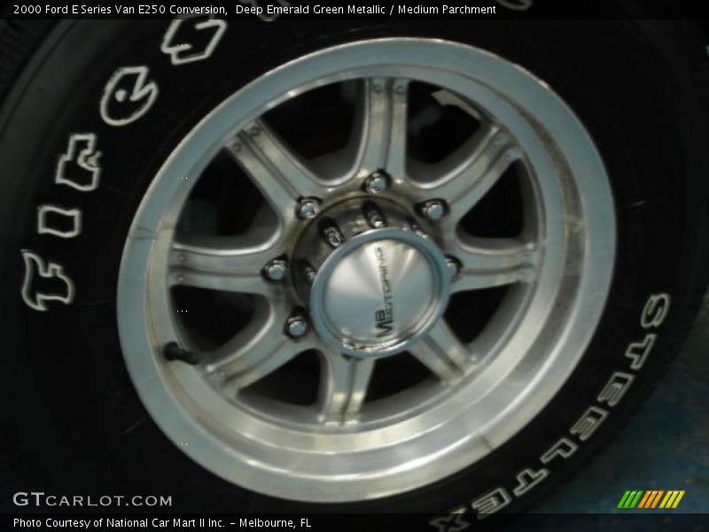 Deep Emerald Green Metallic / Medium Parchment 2000 Ford E Series Van E250 Conversion