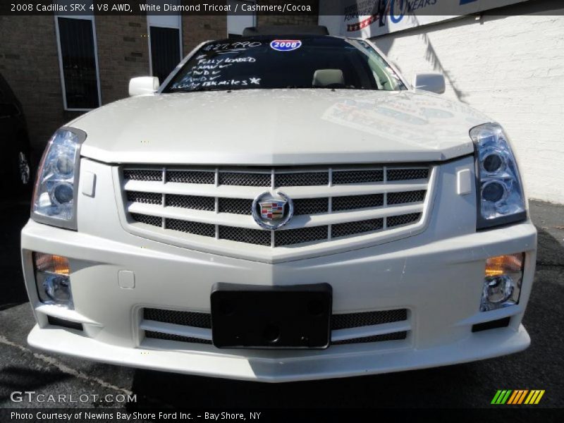 White Diamond Tricoat / Cashmere/Cocoa 2008 Cadillac SRX 4 V8 AWD