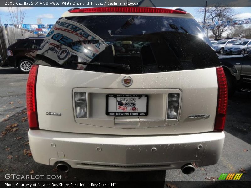 White Diamond Tricoat / Cashmere/Cocoa 2008 Cadillac SRX 4 V8 AWD