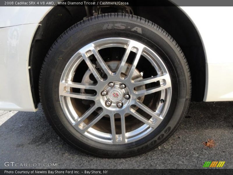 White Diamond Tricoat / Cashmere/Cocoa 2008 Cadillac SRX 4 V8 AWD
