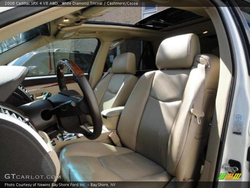 White Diamond Tricoat / Cashmere/Cocoa 2008 Cadillac SRX 4 V8 AWD