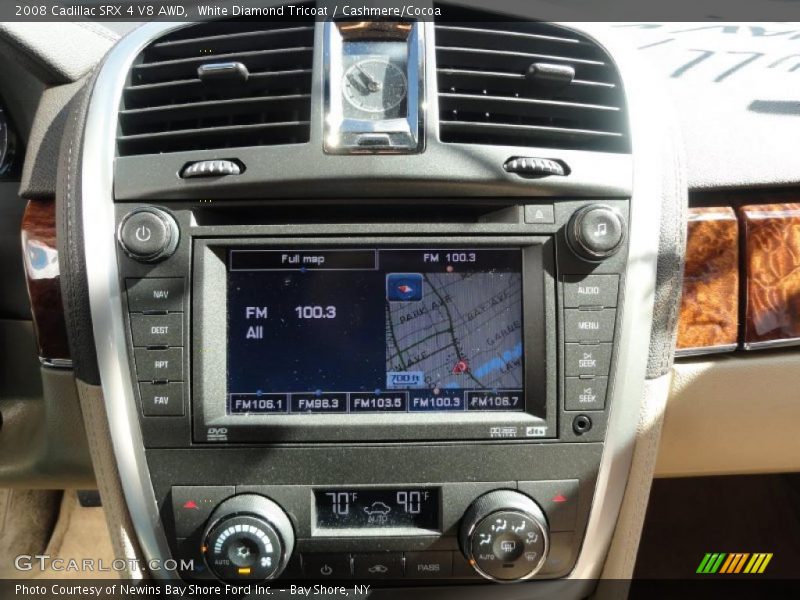 White Diamond Tricoat / Cashmere/Cocoa 2008 Cadillac SRX 4 V8 AWD