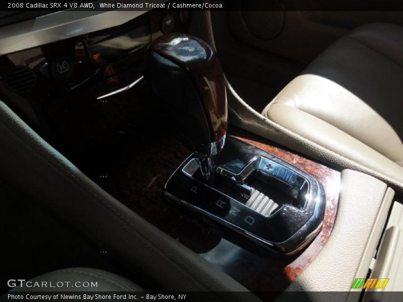 White Diamond Tricoat / Cashmere/Cocoa 2008 Cadillac SRX 4 V8 AWD