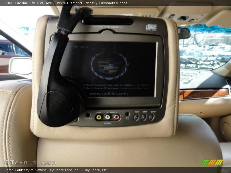 White Diamond Tricoat / Cashmere/Cocoa 2008 Cadillac SRX 4 V8 AWD