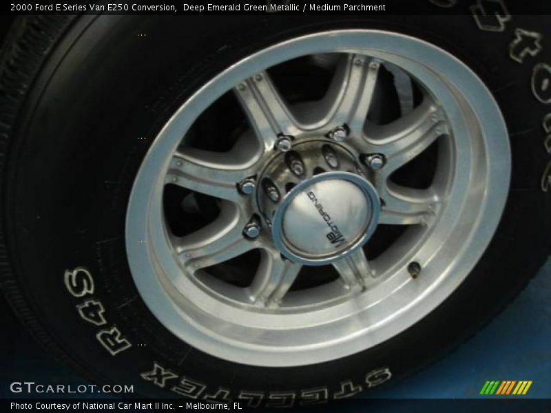 Deep Emerald Green Metallic / Medium Parchment 2000 Ford E Series Van E250 Conversion