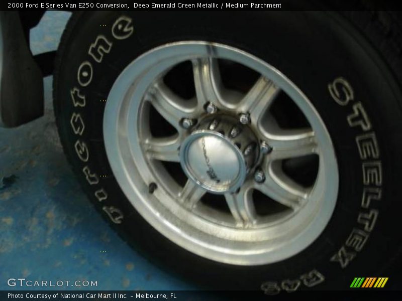 Deep Emerald Green Metallic / Medium Parchment 2000 Ford E Series Van E250 Conversion