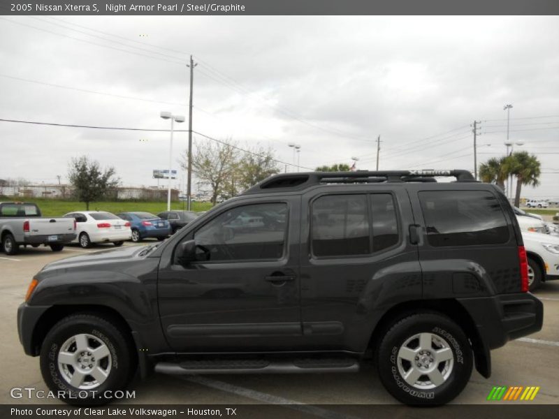 Night Armor Pearl / Steel/Graphite 2005 Nissan Xterra S