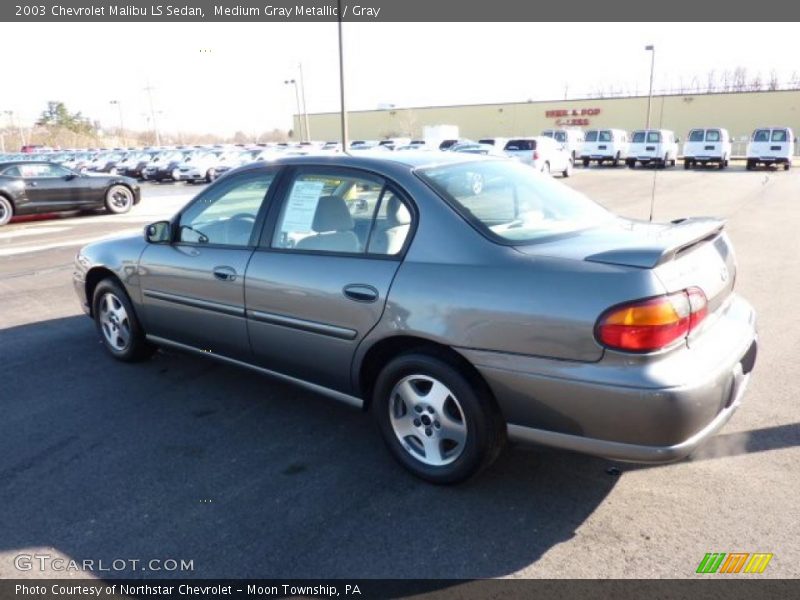 Medium Gray Metallic / Gray 2003 Chevrolet Malibu LS Sedan