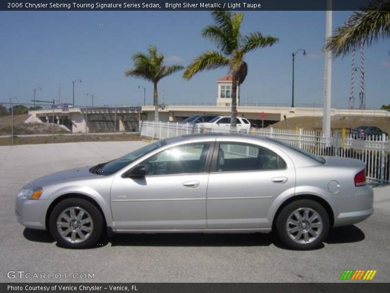 Bright Silver Metallic / Light Taupe 2006 Chrysler Sebring Touring Signature Series Sedan
