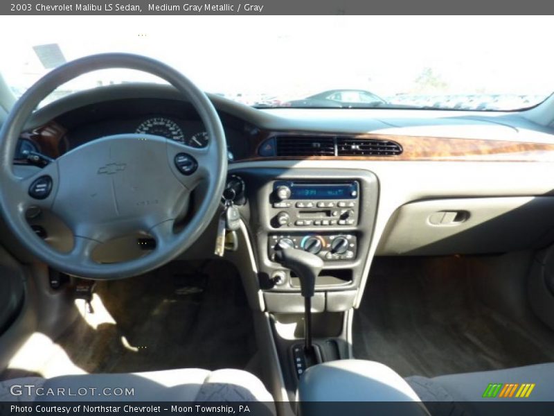 Medium Gray Metallic / Gray 2003 Chevrolet Malibu LS Sedan