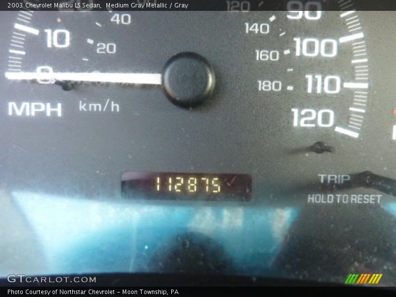 Medium Gray Metallic / Gray 2003 Chevrolet Malibu LS Sedan