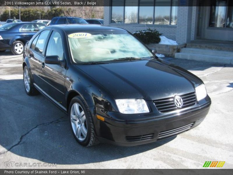 Black / Beige 2001 Volkswagen Jetta GLX VR6 Sedan