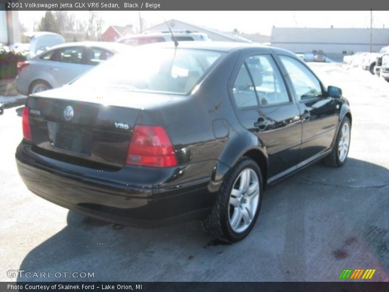 Black / Beige 2001 Volkswagen Jetta GLX VR6 Sedan