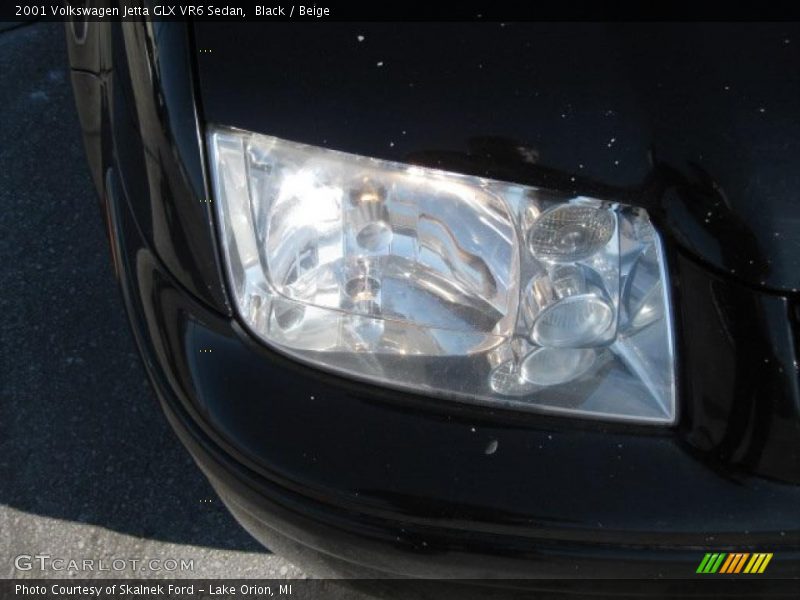 Black / Beige 2001 Volkswagen Jetta GLX VR6 Sedan