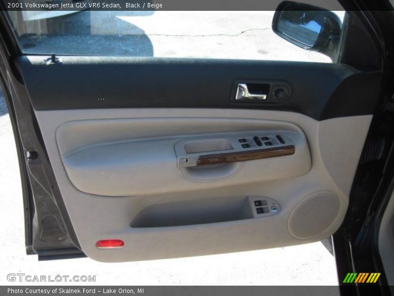 Black / Beige 2001 Volkswagen Jetta GLX VR6 Sedan