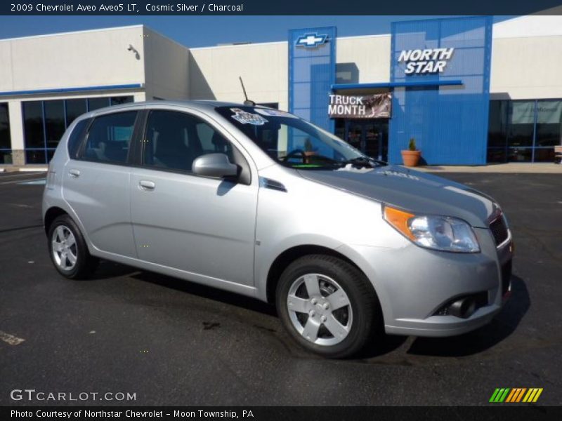 Cosmic Silver / Charcoal 2009 Chevrolet Aveo Aveo5 LT