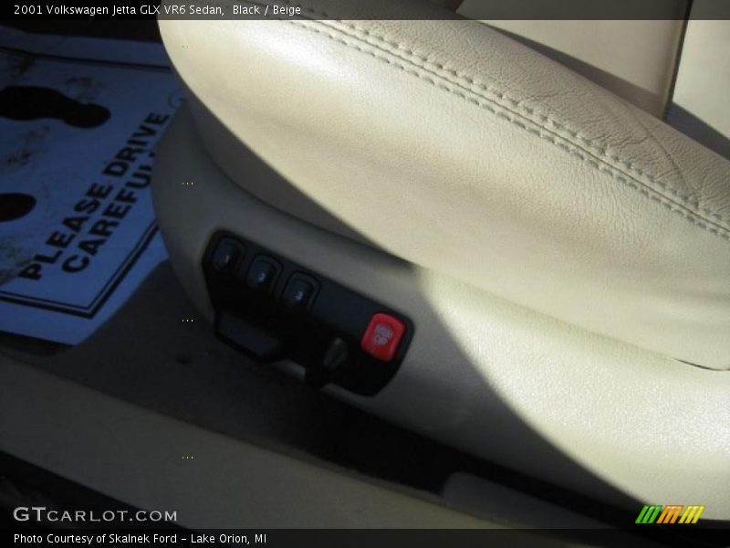 Black / Beige 2001 Volkswagen Jetta GLX VR6 Sedan
