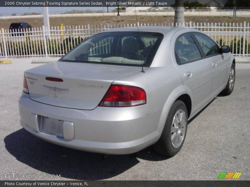 Bright Silver Metallic / Light Taupe 2006 Chrysler Sebring Touring Signature Series Sedan