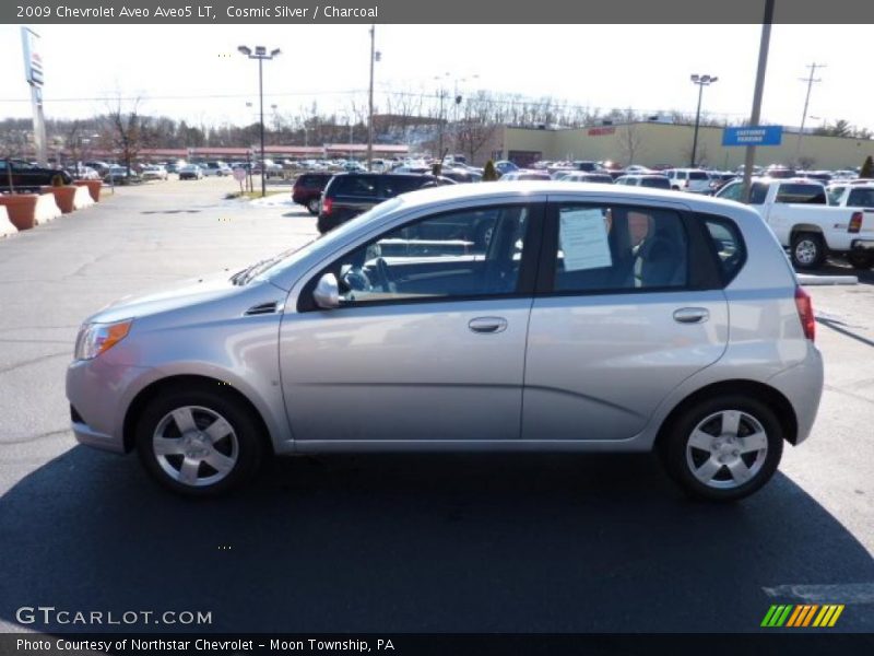 Cosmic Silver / Charcoal 2009 Chevrolet Aveo Aveo5 LT