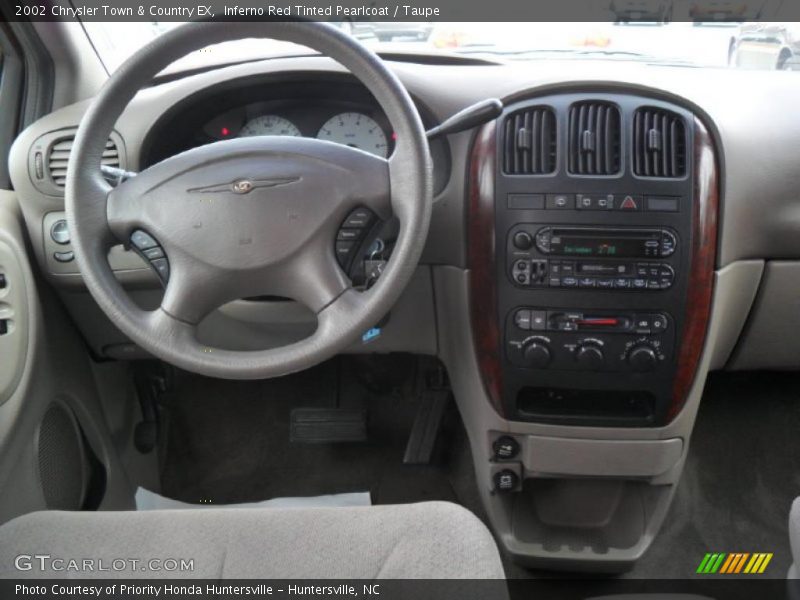 Dashboard of 2002 Town & Country EX