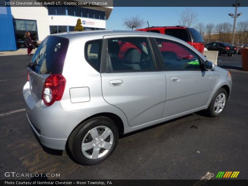 Cosmic Silver / Charcoal 2009 Chevrolet Aveo Aveo5 LT