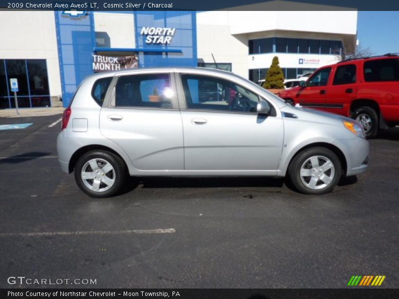 Cosmic Silver / Charcoal 2009 Chevrolet Aveo Aveo5 LT