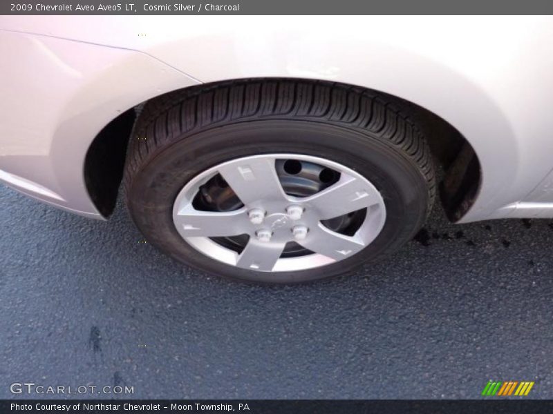 Cosmic Silver / Charcoal 2009 Chevrolet Aveo Aveo5 LT