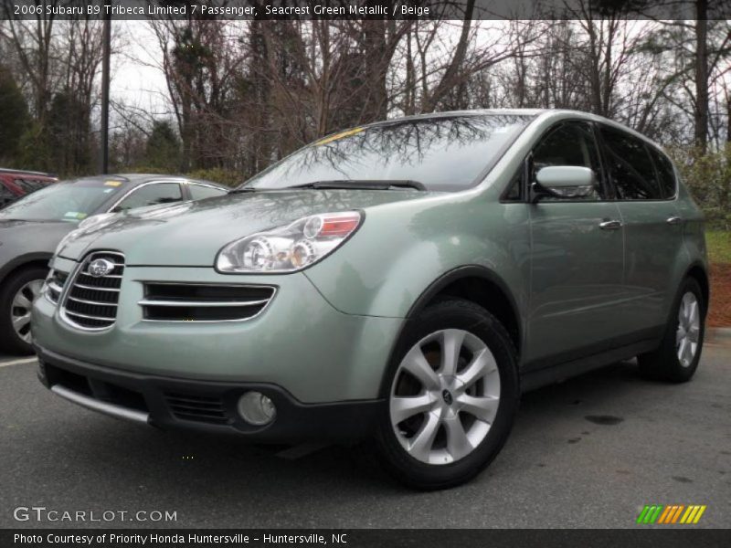 Seacrest Green Metallic / Beige 2006 Subaru B9 Tribeca Limited 7 Passenger