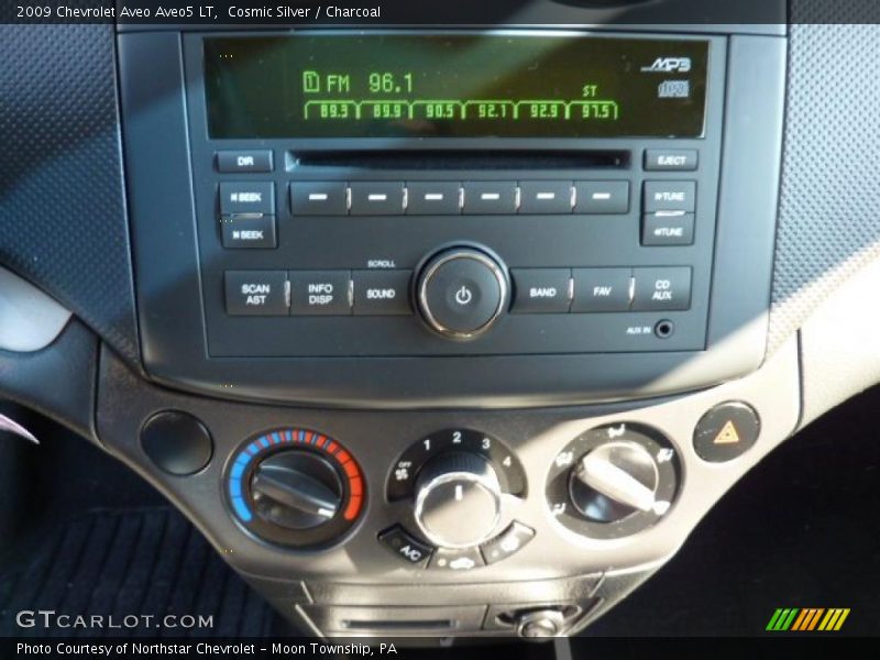 Cosmic Silver / Charcoal 2009 Chevrolet Aveo Aveo5 LT