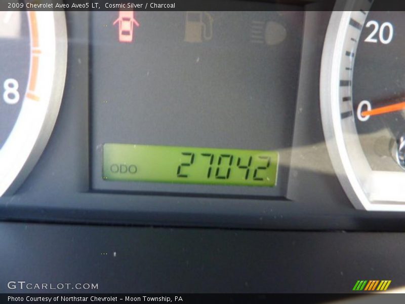 Cosmic Silver / Charcoal 2009 Chevrolet Aveo Aveo5 LT