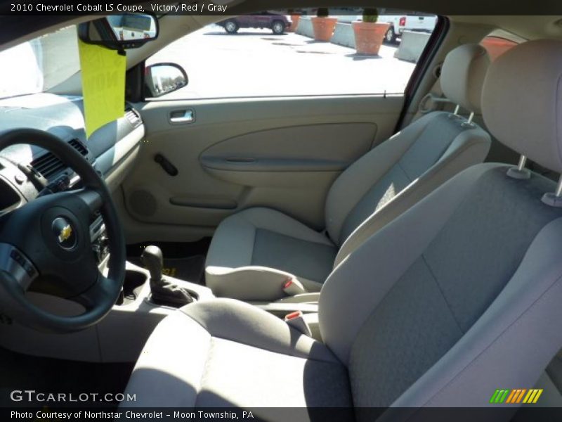 Victory Red / Gray 2010 Chevrolet Cobalt LS Coupe