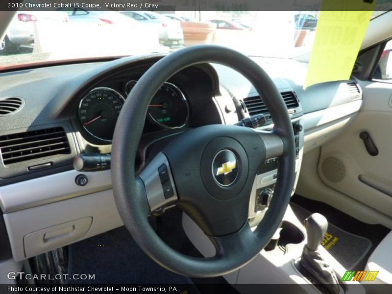 Victory Red / Gray 2010 Chevrolet Cobalt LS Coupe