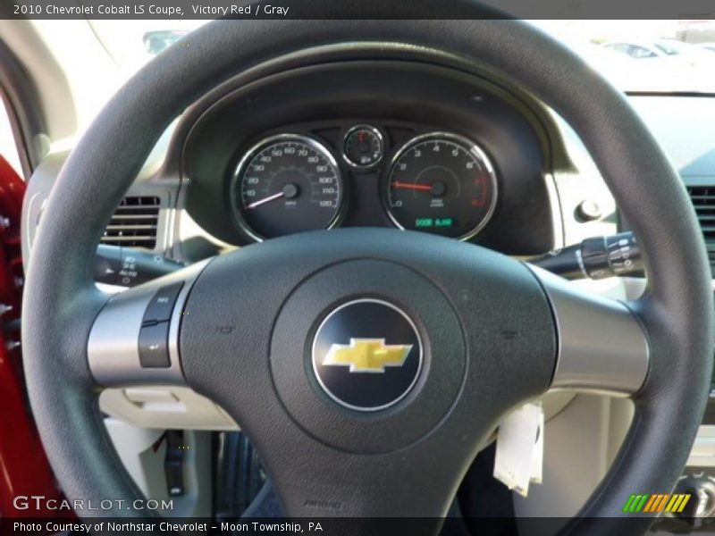 Victory Red / Gray 2010 Chevrolet Cobalt LS Coupe