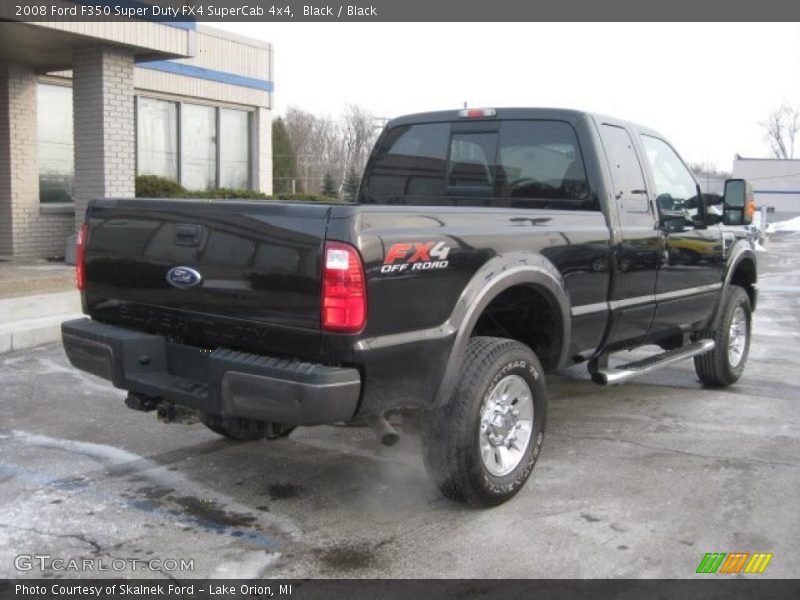 Black / Black 2008 Ford F350 Super Duty FX4 SuperCab 4x4