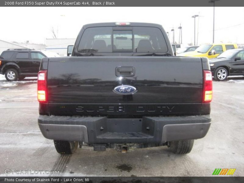 Black / Black 2008 Ford F350 Super Duty FX4 SuperCab 4x4