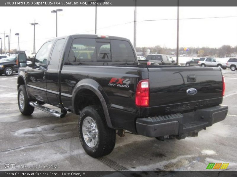 Black / Black 2008 Ford F350 Super Duty FX4 SuperCab 4x4