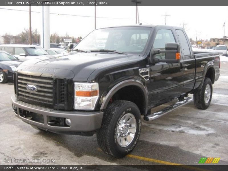 Black / Black 2008 Ford F350 Super Duty FX4 SuperCab 4x4